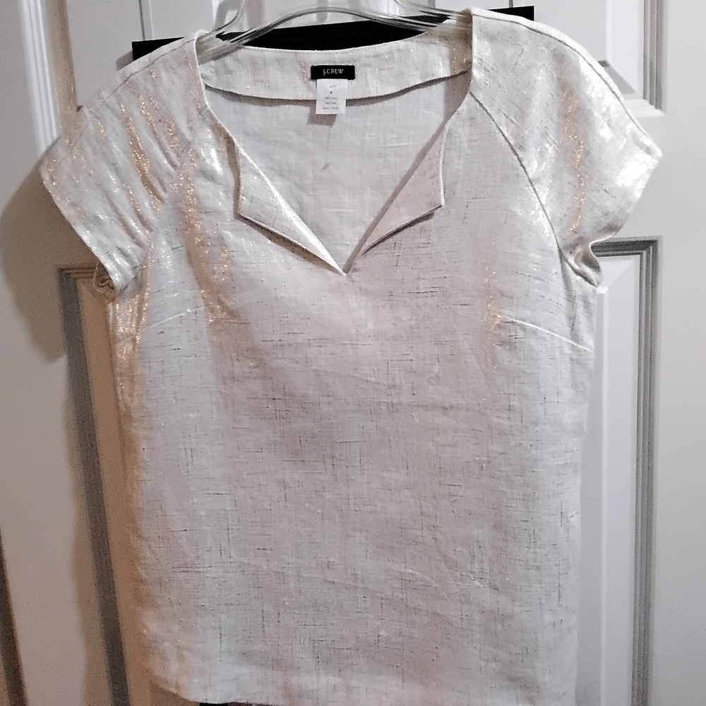 J. Crew Women's White Top